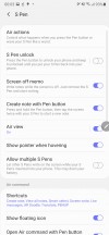 S Pen settings - Samsung Galaxy Note20 Ultra 5G review