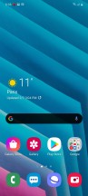 Lock screen, home screen, recent apps, notification shade - Samsung Galaxy S10 Lite review