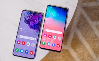 Left: Samsung Galaxy S20+, Right: Samsung Galaxy S10+