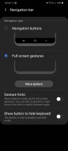 Gesture settings - Samsung Galaxy S20 Ultra long-term review