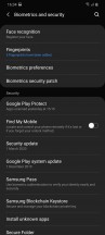 Biometrics - Samsung Galaxy S20 Ultra 5G review