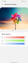 Color profile settings - Samsung Galaxy S20 review