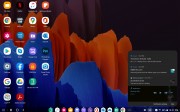 The DeX View desktop - Samsung Galaxy Tab S7 Plus review