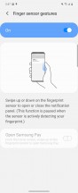 Fingerprint gesture - Samsung Galaxy Z Flip review