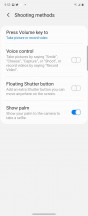 Camera app settings - Samsung Galaxy Z Flip review