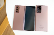 Samsung Galaxy Z Fold2 next to Galaxy Note20 Ultra - Samsung Galaxy Z Fold2 review