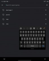 Samsung keyboard regular, split and floating modes - Samsung Galaxy Z Fold2 review