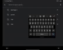Samsung keyboard regular, split and floating modes - Samsung Galaxy Z Fold2 review