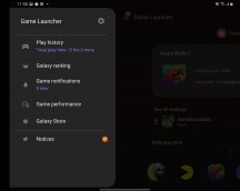 Samsung Game Tools - Samsung Galaxy Z Fold2 review