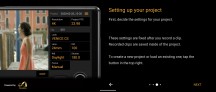 Cinema Pro app UI - Sony Xperia 1 II review
