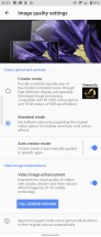 Display settings - Sony Xperia 5 II review