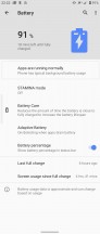 Battery settings - Sony Xperia 5 II review