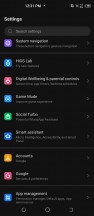 Settings menu and suggestion carousel - Tecno Camon 16 Premier review