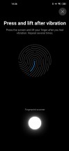 Fingerprint setup - Xiaomi Mi 10 5g review