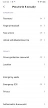 Security - Xiaomi Mi 10 Lite 5G review