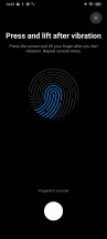 Fingerprint setup - Xiaomi Mi 10 Lite 5G review