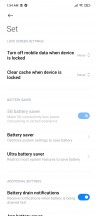 Battery menu and settings - Xiaomi Mi 10T Lite 5G review