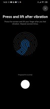 Fingerprint setup - Xiaomi Mi Note 10 Lite review