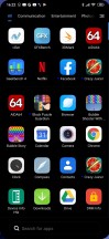 App drawer - Xiaomi Mi Note 10 Lite review