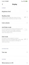 Display color settings - Xiaomi Mi Note 10 Lite review