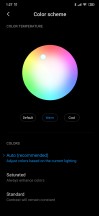 Color temperature settings - Xiaomi Mi Note 10 long-term review