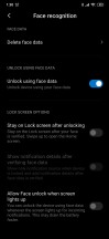 Biometric authentication settings - Xiaomi Mi Note 10 long-term review