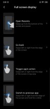 Gesture navigation settings - Xiaomi Mi Note 10 long-term review