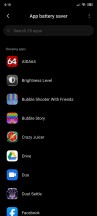 Battery menu options - Xiaomi Poco F2 Pro review