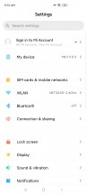 Settings - Xiaomi Redmi K30 review