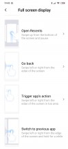 Navigation gestures settings - Xiaomi Redmi Note 8 Pro long-term review