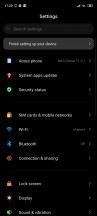 Dark mode - Xiaomi Redmi Note 9 Pro review