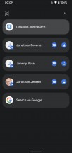 New phone search in Pixel Launcher's app drawer - Android 12 review