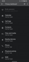 New Privacy menu with Privacy dashboard - Android 12 review