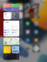 Older widget interface is still there - Apple iPad 10.2 (2021) review