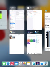 Starting split screen from recent apps - Apple iPad 10.2 (2021) review