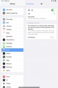 Extension settings - Apple iPad mini (2021) review