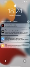 Notification Center - Apple iPhone 13 Pro Max review