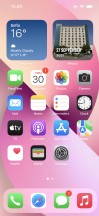Homescreen - Apple iPhone 13 review