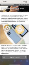 Safari - Apple iPhone 13 review