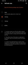 Display settings - Asus ROG Phone 5 review