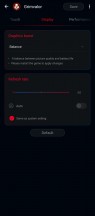 Display settings - Asus ROG Phone 5 review