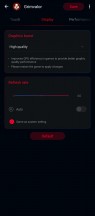 Display settings - Asus ROG Phone 5 review