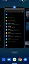 Home screen, recent apps, app drawer, notification shade - Asus Zenfone 8 Flip review
