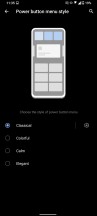 Smart Key and Power menu settings - Asus Zenfone 8 Flip review