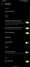 Camera menus - Asus Zenfone 8 Flip review