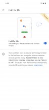 Hold for me settings - Google Pixel 5a 5g review