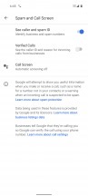 Call screen settings - Google Pixel 5a 5g review