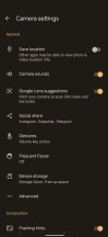 Camera settings - Google Pixel 6 Pro review
