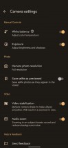 Camera settings - Google Pixel 6 Pro review