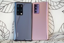 Huawei Mate X2 next to Samsung Galaxy Z Fold2 - Huawei Mate X2 review